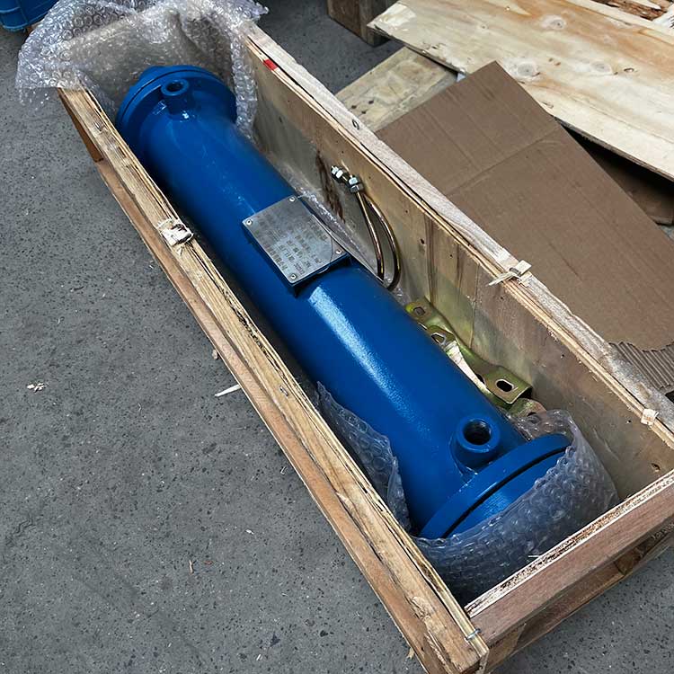 華豫供應列管式換熱器GLC1-0.8/0.6 碳鋼材質